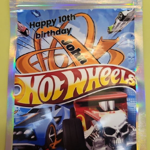 8-PERSONALIZED TREAT/CANDY BAGS/PERSONALIZE WITH NAME & DATE & YOUR PARTY THEME - Picture 6 of 11